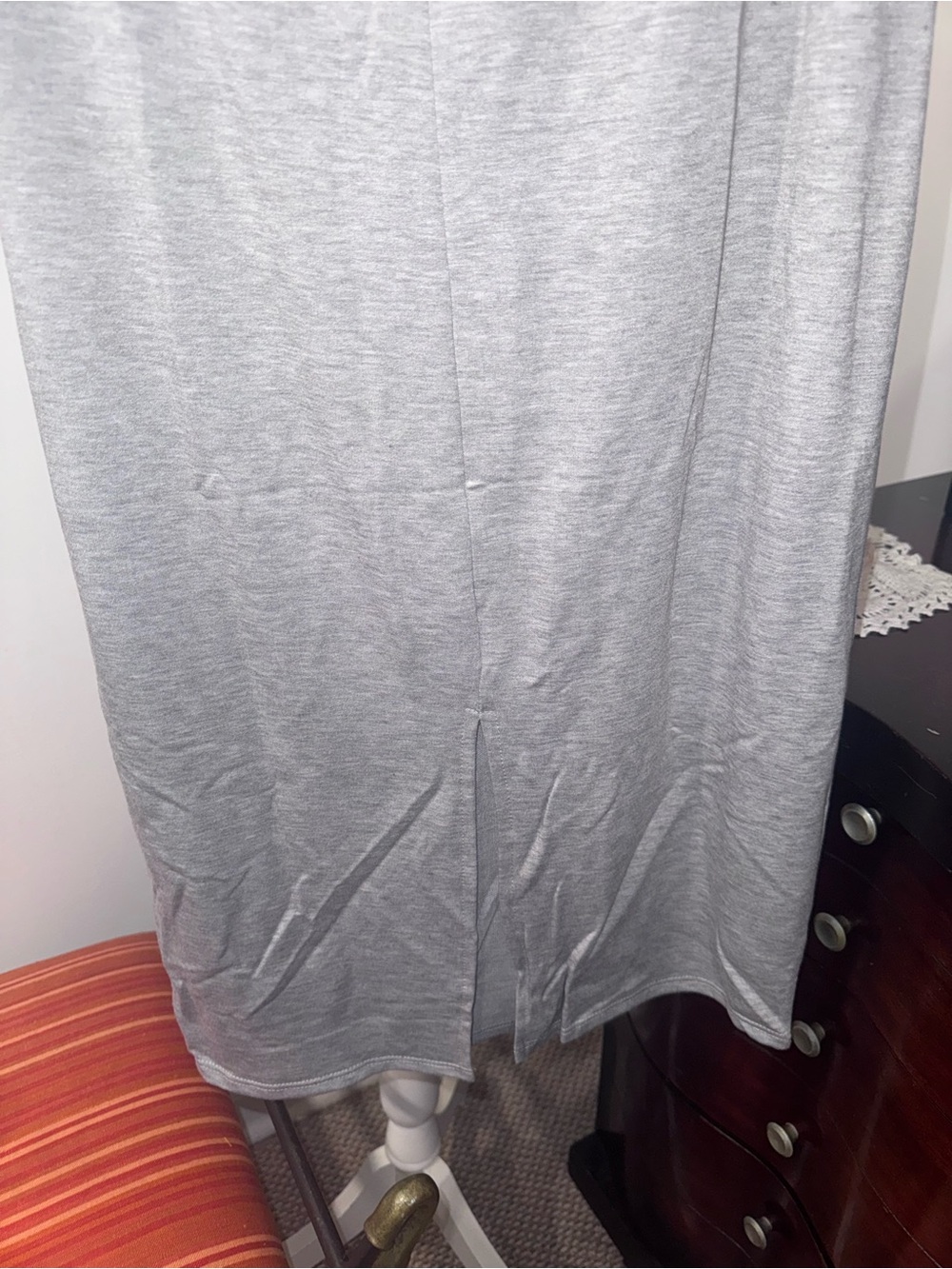 Zenana
Light Gray Cap-Sleeve Pullover Tank Top with skirt - Picture 9 of 11